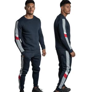 Personalizar los hombres de gran tamaño de cuello redondo sudadera chándal pulóver cuello redondo chándal 2 piezas Casual Jogging ropa deportiva 2025 - Product Image 5