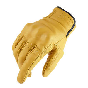 Gants de course en vrac Tissu en maille et cuir résistant aux chocs pour l'équitation de moto en plein air - Product Image 5