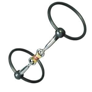 Bocado de Cobre de una Sola Articulación, Bocado de Acero Inoxidable de Alta Calidad con Anillos Ovalados para Productos Ecuestres - Product Image 6