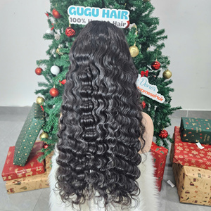 Perruques en cheveux vierges vietnamiens bruts, vague profonde, couleur naturelle, 8 à 30 pouces, cheveux vierges avec fournisseur en gros - Product Image 4