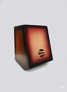 กลองมือไม้ขนาดเล็ก SOLOBEAT สำหรับมืออาชีพ กลองเพอร์คัชชัน กลองสแนร์ หนังแพะ ห้องไม้เบิร์ช คาฮอน เครื่องดนตรี - Product Image 2