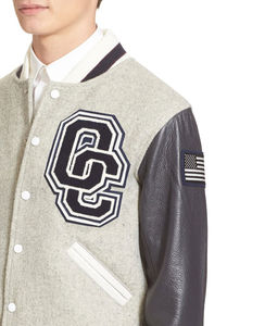 Veste Letterman pour homme sur mesure de la meilleure qualité pour l'automne et l'hiver Style de rue à séchage rapide - Product Image 2