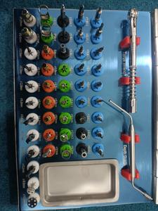 Dogmatic International Kit conique d'implant dentaire de 50 pièces avec instruments de forage manuel et clé en acier inoxydable réutilisable - Product Image 6