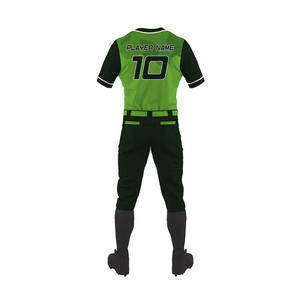 Uniforme de baseball sur mesure de haute qualité, polyester/coton, respirant, séchage rapide, couleurs personnalisées, nouvel ensemble en vente - Product Image 3