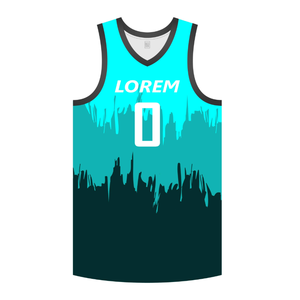 Maillot de basketball américain grande taille le plus vendu, respirant, été, uniformes personnalisés imprimés par transfert thermique, 100 % polyester - Product Image 4