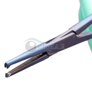 Pinzas para la arteria del mosquito de Halstead, abrazadera hemostática quirúrgica curvada de 12,5 cm, pinzas para la arteria del mosquito de Halstead de acero inoxidable - Product Image 5