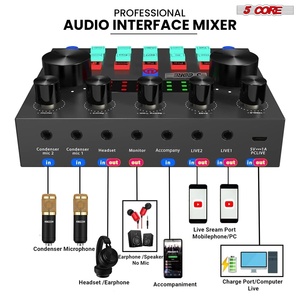 5Core Recording <b>Microphone</b> Podcast Bundle Professional <b>Condenser</b> Cardioid Mic Kit w Boom Arm - Product Image 6