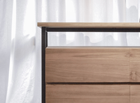 Mueble para TV de Teca Sólida, Almacenamiento Multimedia, Muebles Comerciales para Restaurantes, Hoteles, Villas, Resorts, Cafés, Hostelería, Venta al Por Mayor