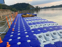 Jet-ski, bateau, ponton, quai flottant en plastique marin, ponton à accès direct, ponton pour bateau, vente promotionnelle