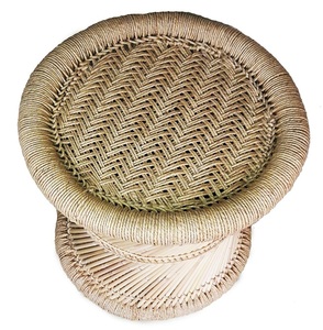 Tabouret Moodha en bambou naturel tissé à la main léger et durable pouf de style Charpai écologique du Bangladesh pour la maison chambre à coucher - Product Image 2