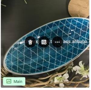 Modern Geometric Design Serving <b>Bowl</b> with Glossy Enamel Finished Ideal for Snacks Salad Home Decor and Gifting - Product Image 5