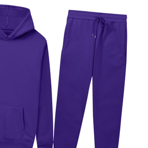 Conjunto Deportivo Informal de Dos Piezas al por Mayor: Sudadera con Capucha y Pantalones de Chándal de Algodón para Correr, Hacer Ejercicio y Uso Diario - Product Image 5