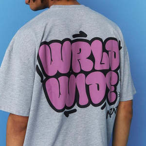 Camiseta Extra Grande para Hombre, Estilo Urbano, Corte Regular con Logotipo Frontal, 100% Algodón, Ecológica, Transpirable, Precio Directo de Fábrica - Product Image 5