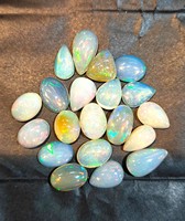 Véritable Opale de feu de qualité AAA Lovely Loose Gemstone Fabrication de bijoux Vente directe en usine Meilleur prix de gros Opale éthiopienne Jaipur