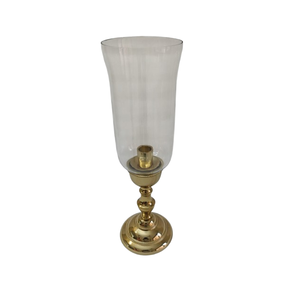 Bougeoirs coniques décoratifs en aluminium faits à la main ensemble support de pilier d'ouragan vintage pour table à manger en métal - Product Image 1