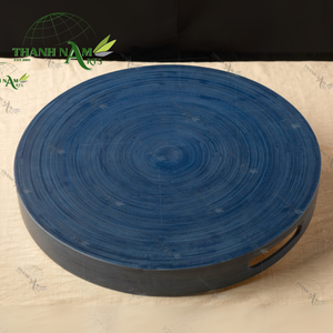 Plateau de service en bambou filé sur mesure OEM organisateur écologique fait à la main plateau à fruits recyclable décoratif durable pour la maison et la cuisine - Product Image 2