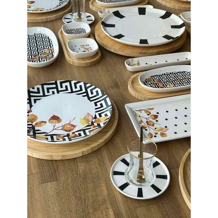 Breakfast Set Fall 51 Pieces for 6 Persons