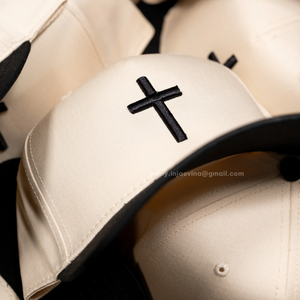 Alta calidad, dos colores de contraste, 5 paneles, gorras de béisbol, logotipo bordado 3D personalizado, sombreros deportivos de ala curva, Gorras estructuradas Unisex - Product Image 2