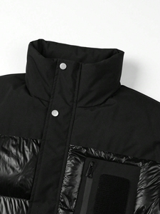 Veste matelassée légère pour homme à fermeture éclair, vente chaude, veste à bulles personnalisée avec col montant, livraison DDP - Product Image 2