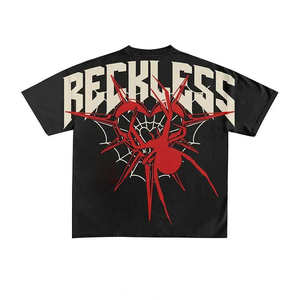 T-shirt à séchage rapide OEM 100% en coton avec sérigraphie complète graphique surdimensionné unisexe Fabricant personnalisé - Product Image 4