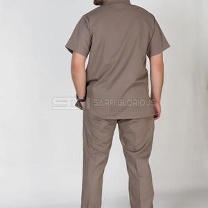 Uniforme Médico para Hombre a Precio Económico, Transpirable, Hecho a Medida, Conjuntos de Uniformes Médicos, Cuello Alto, Manga Corta, Ropa Deportiva Activa - Product Image 3