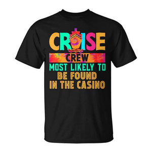 Camiseta promocional para el personal de cruceros: Los miembros del equipo de casino más probables de estar presentes en el crucero - Camiseta estilo hippie - Product Image 2
