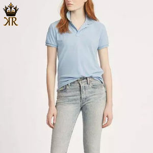 Chemises polo pour femmes en coton 100% respirant, vêtements décontractés en gros, nouveau style, chemises polo pour femmes - Product Image 6