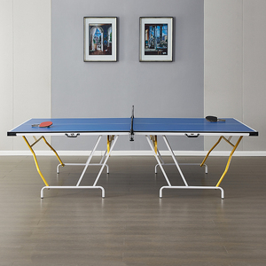 Thiết Kế Độc Đáo 4-Mảnh Gấp Thép & Gỗ Bóng Bàn Bảng 9ft Di Động Hiện Đại TT-2750 Màu Xanh Lá Cây Torpsports - Product Image 5