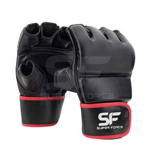Guantes de MMA de alta calidad para entrenamiento, sparring, kickboxing, Muay Thai y artes marciales Guantes de MMA de PU duraderos - Product Image 2