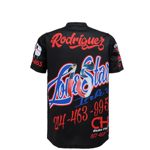 Camiseta personalizada para hombre, transpirable, 100%, poliéster, seco y cómodo, impresión por sublimación, venta al por mayor - Product Image 2