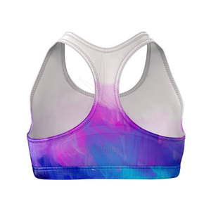 เสื้อชั้นในแบบสั่งทำพิเศษ พิมพ์ลายด้วยเทคนิคซับลิเมชั่น ระบายอากาศได้ดี แห้งเร็ว เป็นมิตรกับสิ่งแวดล้อม รองรับน้ำหนักเบา ยืดหยุ่นสูง เหมาะสำหรับการวิ่ง - Product Image 2