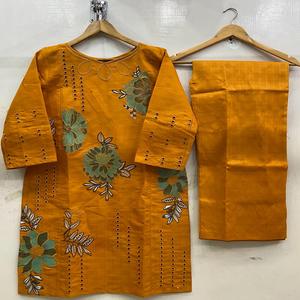 Algodón paquistaní para mujer/césped Shalwar Kameez trajes vestidos de talla grande ropa de verano elegante Tot colección de venta - Product Image 3