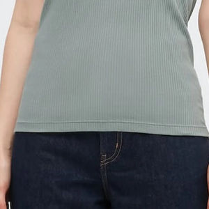 เสื้อกล้ามผ้าฝ้ายระบายอากาศได้ดีสำหรับผู้หญิงเสื้อครอปแฟชั่นลำลองสำหรับฤดูร้อนพิมพ์โลโก้เสื้อถักแบบถัก - Product Image 6