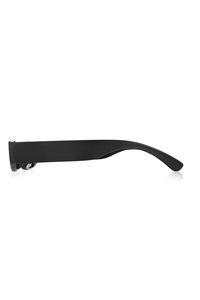 Gafas de sol rectangulares vintage negras 1045 - Product Image 3