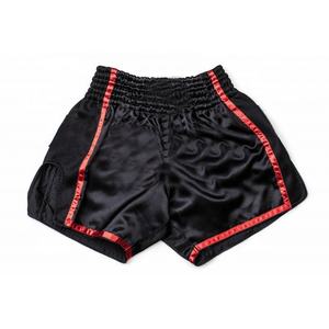 Pantalones cortos de poliéster con logo personalizado para gimnasio, ropa deportiva para correr, artes marciales, boxeo, Tailandia - Product Image 1