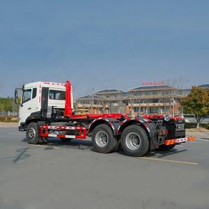 Camión de carga de basura con gancho elevador de 20 toneladas, vehículo de recolección de residuos hidráulico de 6x4 en Japón para importación - Product Image 4