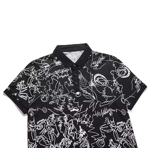 เสื้อกอล์ฟลำลองผู้ชายแบบสั่งทำพิเศษ พิมพ์ลายเต็มตัวด้วยเทคนิคซับลิเมชั่น ผ้าเจอร์ซีย์คอตตอน 100% เสื้อกอล์ฟประสิทธิภาพสูง - Product Image 3