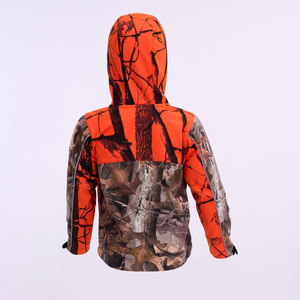 Digital Camouflage Hunting Jacket <b>Mens</b> <b>Long</b> Sleeve Outdoor Utility Fieldwear Rip-Stop Cotton Polyester OEM Custom <b>Coat</b> - Product Image 1