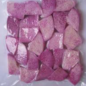 Yamas moradas frescas, cocoyam, raíz de taro, vegetal de piel oscura y pulpa morada para cocinar - Product Image 2
