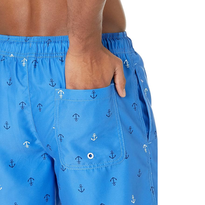Pantalones cortos de entrenamiento elásticos para hombre de tendencia, nuevo diseño de calidad superior, cintura elástica cómoda para la playa, pantalones cortos para hombre con bolsillos laterales personalizados - Product Image 3