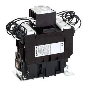 Contacteur de compensation triphasé pour commutation de condensateurs, suppression de courant de démarrage à double étage, 75 kVAr, IEC 60947, bobine CA 230 V - Product Image 2