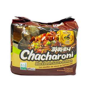 Top Grade Samyang Chacharoni <b>Korean</b> <b>Ramen</b> <b>Noodles</b> 140g Pack Black Bean Sauce Flavor Instant Net Weight 140g Cheap Wholesale - Product Image 1