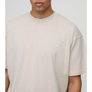 Camiseta Deportiva Oversize para Hombre al por Mayor, 100% Algodón Transpirable, Hombro Caído, Antiarrugas - Product Image 6