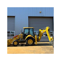 Retroexcavadora CAT 416E usada en excelentes condiciones de funcionamiento, fabricada en Estados Unidos con componentes de bomba y cojinete de motor central a la venta