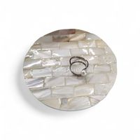 Sous-verres en nacre de style bohème, fabriqués au Vietnam, vente en gros, accessoires pour boissons, décoration intérieure, directement du fabricant