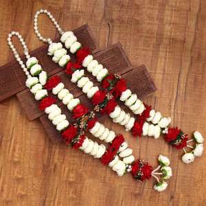 Paquet de 2 guirlandes de mariage arc fleur bienvenue mariée marié maison fête retour anniversaire couple cadeau - Product Image 4