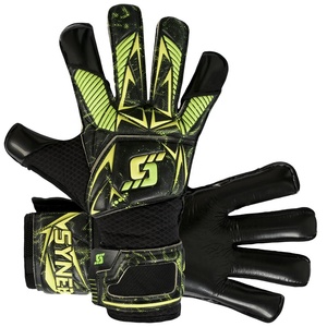 Guantes de Portero de Entrenamiento de Cuero Transpirable con Excelente Agarre y Absorción de Impactos para un Rendimiento de Guardameta Superior - Product Image 5