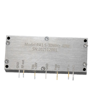 Amplificador de Potencia RF de 100W 1.6-30MHz, Módulo GaN, Ganancia de 50dB, FPV LORA, Amplificador de Potencia de Onda Pulsada Continua de Alta Potencia de Estado Sólido