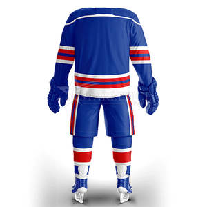 ชุดยูนิฟอร์มฮ็อกกี้น้ำแข็งสำหรับทุกเพศชุดเนื้อสัมผัสนุ่มราคาโรงงานพร้อมบริการ OEM - Product Image 3