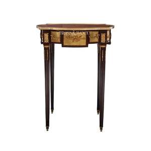 Luxury Classic <b>Oval</b> Inlaid Wooden <b>Coffee</b> <b>Table</b> Set - Product Image 6
